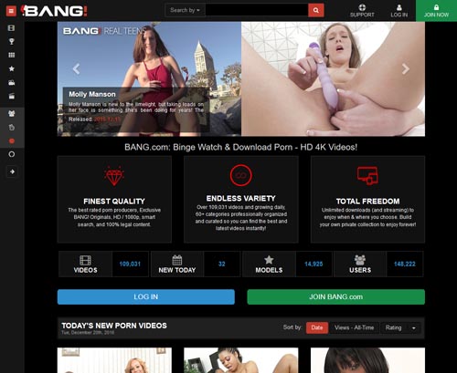 Review screenshot bang.com