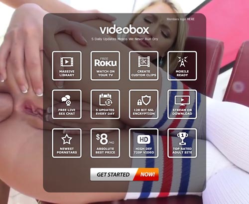 A Review Screenshot of videobox.com